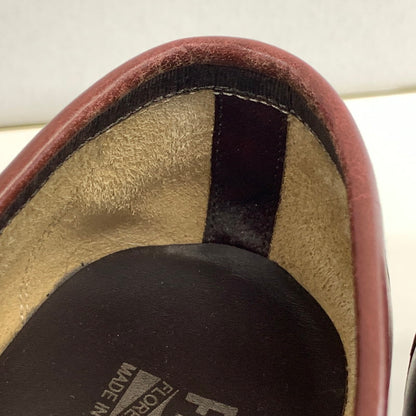 【中古品】【メンズ】 SALVATORE FERRAGAMO サルヴァトーレフェラガモ ビット ローファー 靴 164-260917-ny-06-fuzh サイズ：8.5 カラー：ボルドー 万代Net店
