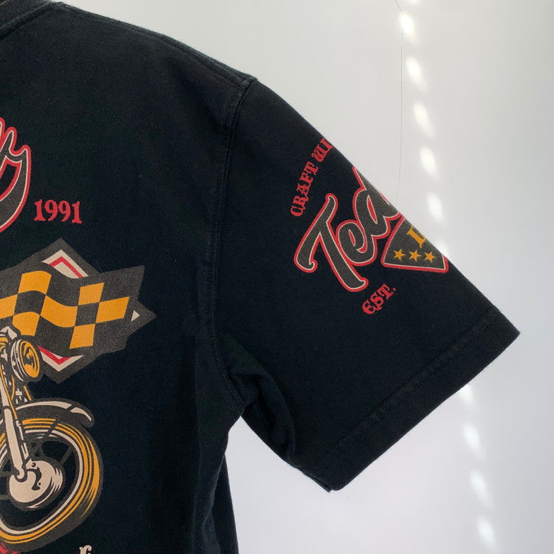 【中古品】【メンズ】 TED COMPANY Tシャツ テッドマン カラーBLACK SIZE:40 バイク バイカー 147-260925-ky-14-fuzh 万代Net店