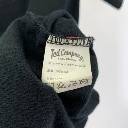 【中古品】【メンズ】 TED COMPANY Tシャツ テッドマン カラーBLACK SIZE:40 バイク バイカー 147-260925-ky-14-fuzh 万代Net店
