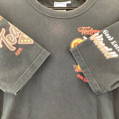 【中古品】【メンズ】 TED COMPANY Tシャツ テッドマン カラーBLACK SIZE:40 バイク バイカー 147-260925-ky-14-fuzh 万代Net店