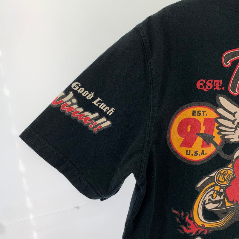 【中古品】【メンズ】 TED COMPANY Tシャツ テッドマン カラーBLACK SIZE:40 バイク バイカー 147-260925-ky-14-fuzh 万代Net店