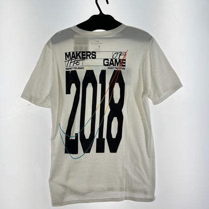 【中古品】【メンズ】 NIKE ナイキ 2018Tシャツ WHITE SIZE:M 148-260919-io-26-fuzh カラー：ホワイト 万代Net店