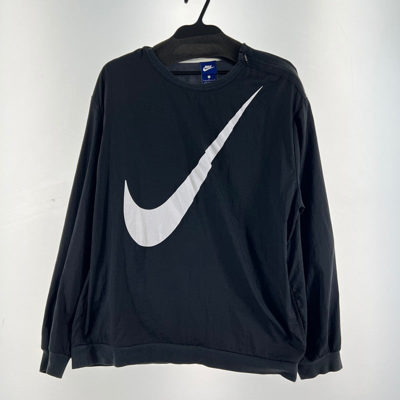 【中古品】【メンズ】 NIKE ナイキ 831864-011 HYBRID NYLON L S ハイブリッド ナイロン 長袖シャツ BLACK SIZE:L 148-260919-io-25-fuzh カラー：ブラック 万代Net店