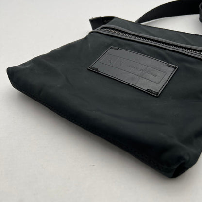 【中古品】【メンズ】 ARMANI EXCHANGE アルマーニエクスチェンジ ショルダーバック BLACK/本体のみ　※キズ、使用感有 カバン 188-261029-ky-06-fuzh 万代Net店