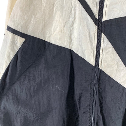 【中古品】【メンズ】 REEBOK リーボック NYLON JACKET ナイロンジャケット ブルゾン 古着 145-261018-gm-17-fuzh サイズ：L カラー：ブラック ホワイト 万代Net店