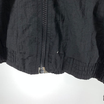 【中古品】【メンズ】 REEBOK リーボック NYLON JACKET ナイロンジャケット ブルゾン 古着 145-261018-gm-17-fuzh サイズ：L カラー：ブラック ホワイト 万代Net店