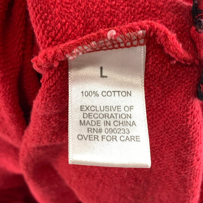 【中古品】【メンズ】 FOG FEAR OF GOD フィアオブゴッド 半袖スウェットパーカー トップス ブランド 古着 142-260921-gm-05-fuzh サイズ：L カラー：レッド 万代Net店