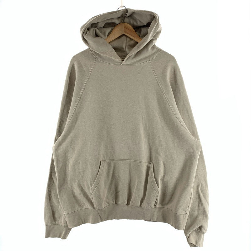 【中古品】【メンズ】 FEAR OF GOD ESSENTIALS フィアオブゴッド エッセンシャルズ PARKA パーカー オーバーサイズ フーディー ブランド 古着 142-260921-gm-06-fuzh サイズ：L カラー：ベージュ 万代Net店
