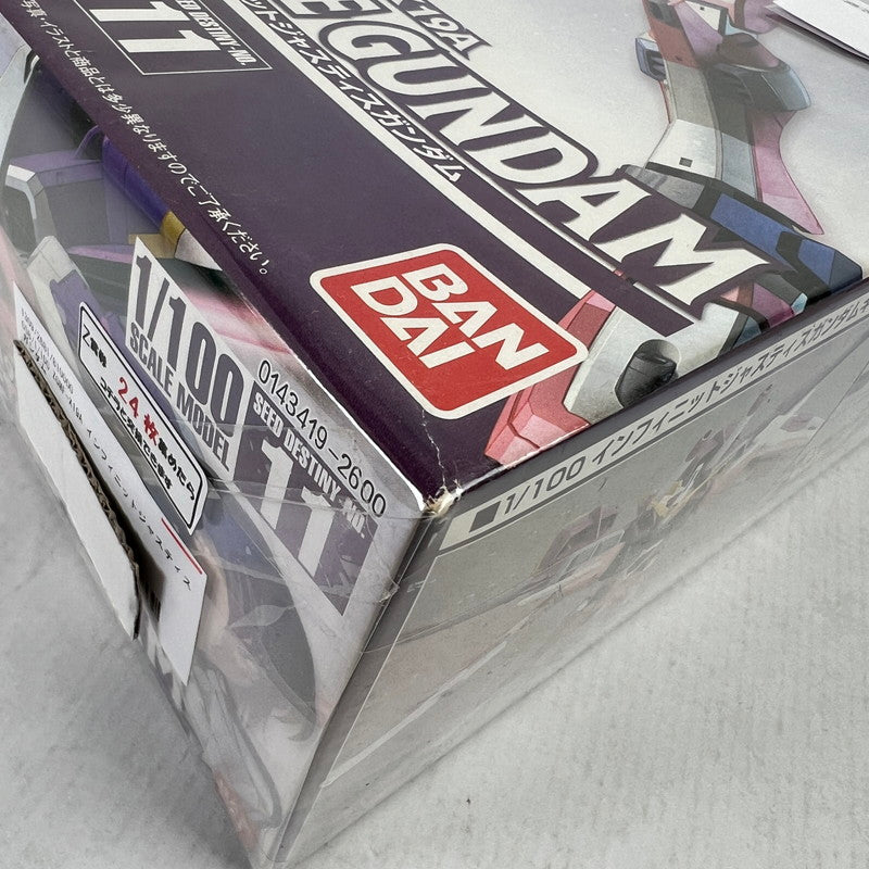 【中古品】 内装未開封 1/100 ZGMF-X19A インフィニットジャスティスガンダム ガンダム ガンプラ プラモデル プラモ ※箱傷みあり 058-261009-io-55-fuzh 万代Net店