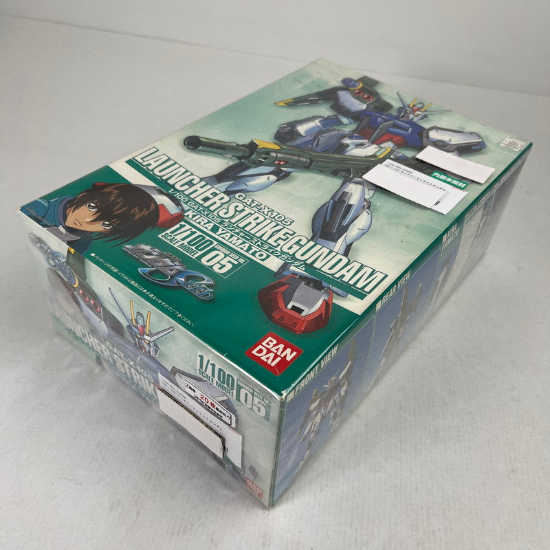 【中古品】 内装未開封 1/100 ランチャーストライクガンダム ガンダム ガンプラ プラモデル プラモ ※箱傷みあり 058-261009-io-56-fuzh 万代Net店