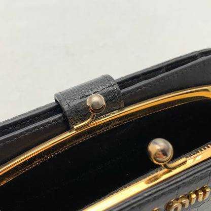 【中古品】【メンズ】 MIU MIU ミュウ ミュウ 2つ折り 財布 財布 ウォレット 181-260809-hi-17-fuzh カラー：ブラック 万代Net店