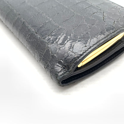 【中古品】【メンズ】 MIU MIU ミュウ ミュウ 2つ折り 財布 財布 ウォレット 181-260809-hi-17-fuzh カラー：ブラック 万代Net店