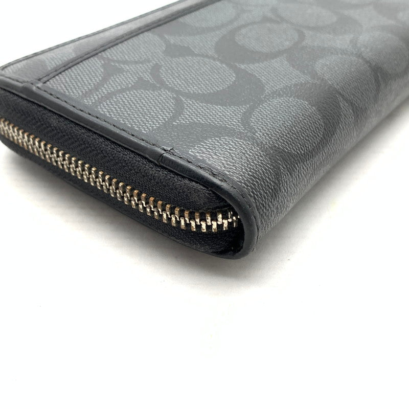 【中古品】【メンズ】 COACH コーチ 長財布 財布 ウォレット 181-260922-gm-29-fuzh サイズ：- カラー：ブラック 万代Net店