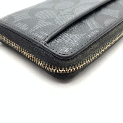【中古品】【メンズ】 COACH コーチ 長財布 財布 ウォレット 181-260922-gm-29-fuzh サイズ：- カラー：ブラック 万代Net店