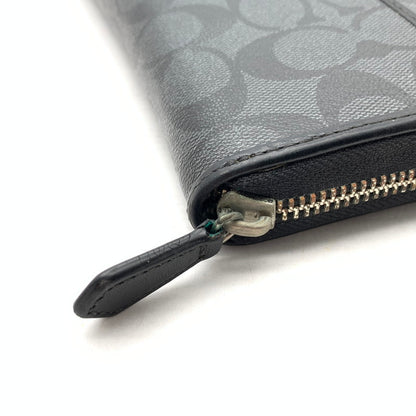 【中古品】【メンズ】 COACH コーチ 長財布 財布 ウォレット 181-260922-gm-29-fuzh サイズ：- カラー：ブラック 万代Net店