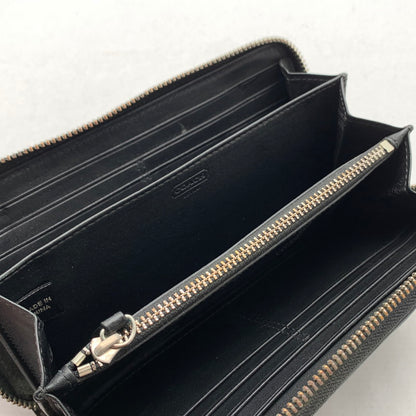 【中古品】【メンズ】 COACH コーチ 長財布 財布 ウォレット 181-260922-gm-29-fuzh サイズ：- カラー：ブラック 万代Net店