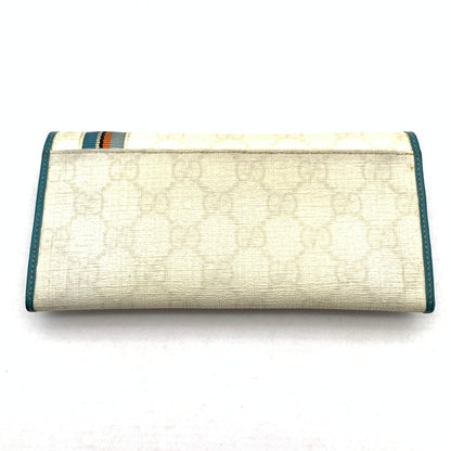 【中古品】【メンズ】 GUCCI グッチ 212186 4276 GGスプリームシェリーライン長財布 ウォレット 180-260809-hi-34-fuzh カラー：ホワイト 万代Net店