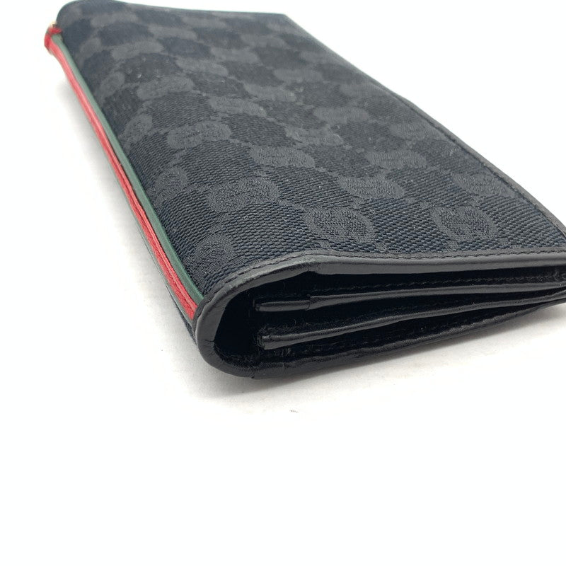 【中古品】【メンズ】 GUCCI グッチ 135590 496334 長財布 ウォレット 180-260809-hi-33-fuzh カラー：ブラック 万代Net店