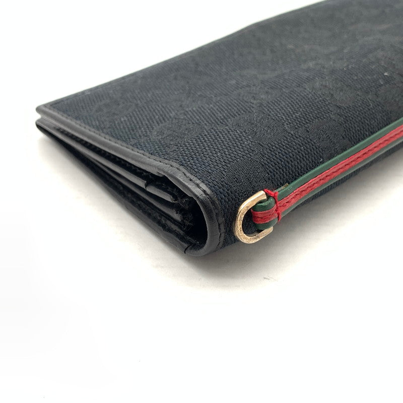 【中古品】【メンズ】 GUCCI グッチ 135590 496334 長財布 ウォレット 180-260809-hi-33-fuzh カラー：ブラック 万代Net店