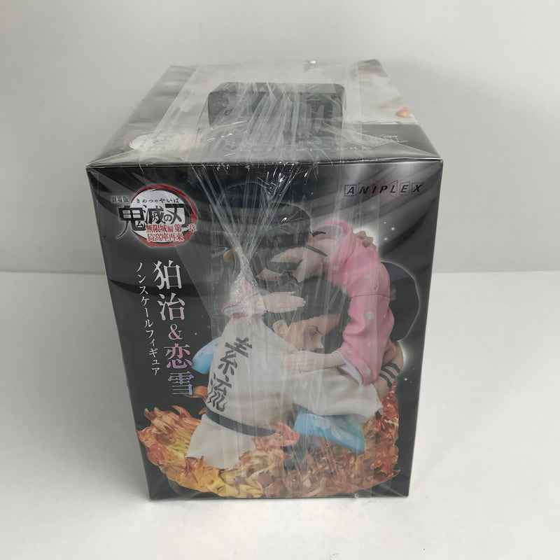 【中古美品】 劇場版「鬼滅の刃」無限城編 第一章 猗窩座再来 狛治＆恋雪 ノンスケールフィギュア アニプレックス オンライン限定版 特典 051-260914-ky-16-fuzh 万代Net店