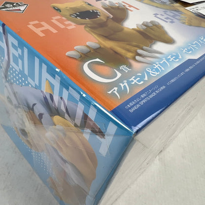 【中古品】 未開封 一番くじ 「デジモン」シリーズ -光と闇の衝突- C賞 アグモン＆ガブモン セットフィギュア ※箱傷みあり 052-261009-io-08-fuzh 万代Net店