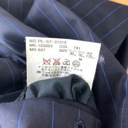 【中古品】【メンズ】 PAUL SMITH ポール・スミス セットアップ ジャケット ズボン BLACK.BLUE ※使用感有 141-260920-io-29-fuzh カラー：ブラックブルー 万代Net店