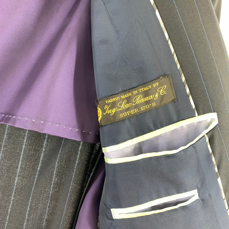 【中古品】【メンズ】 PAUL SMITH ポール・スミス セットアップ ジャケット ズボン BLACK.BLUE ※使用感有 141-260920-io-29-fuzh カラー：ブラックブルー 万代Net店