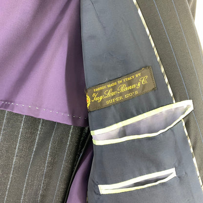 【中古品】【メンズ】 PAUL SMITH ポール・スミス セットアップ ジャケット ズボン BLACK.BLUE ※使用感有 141-260920-io-29-fuzh カラー：ブラックブルー 万代Net店
