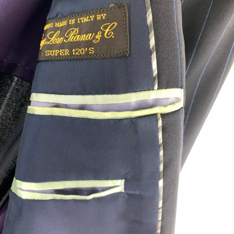 【中古品】【メンズ】 PAUL SMITH ポール・スミス セットアップ ジャケット ズボン BLACK.BLUE ※使用感有 141-260920-io-29-fuzh カラー：ブラックブルー 万代Net店