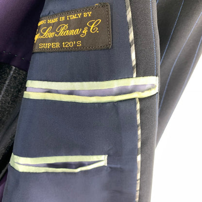 【中古品】【メンズ】 PAUL SMITH ポール・スミス セットアップ ジャケット ズボン BLACK.BLUE ※使用感有 141-260920-io-29-fuzh カラー：ブラックブルー 万代Net店