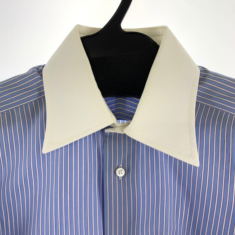 【中古品】【レディース】 TOMORROWLAND トゥモローランド LS SHIRT 長袖シャツ カラーBLUE.WHITE SIZE:不明 170-260925-ky-10-fuzh 万代Net店