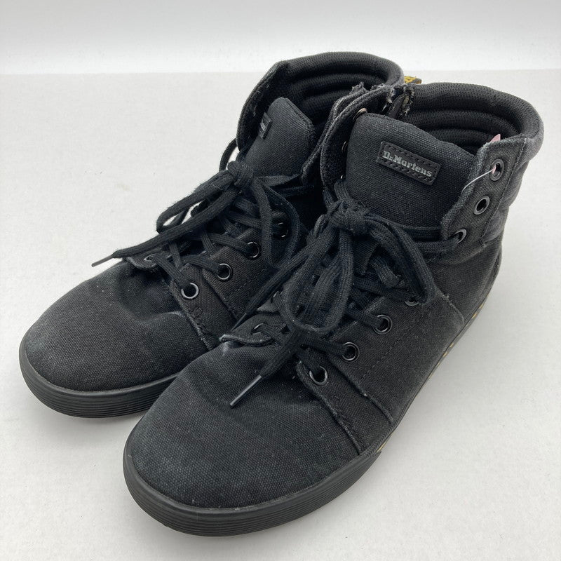 【中古品】【レディース】 Dr.Martens ドクターマーチン 7EYE 7ホール キャンバス ブーツ 靴 167-260929-vt-90-fuzh サイズ：UK5 カラー：ブラック 万代Net店