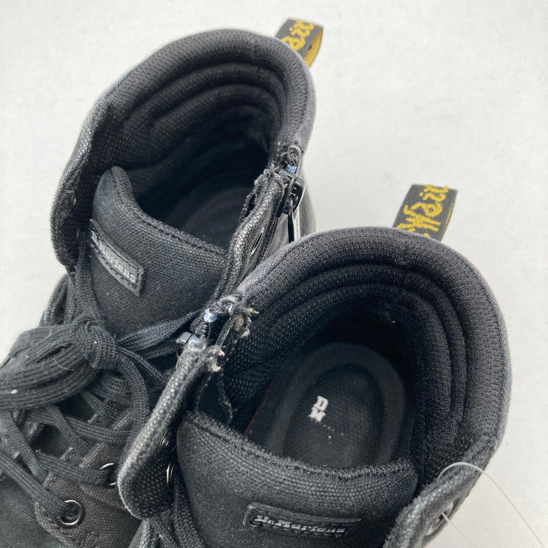 【中古品】【レディース】 Dr.Martens ドクターマーチン 7EYE 7ホール キャンバス ブーツ 靴 167-260929-vt-90-fuzh サイズ：UK5 カラー：ブラック 万代Net店
