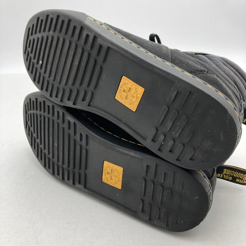 【中古品】【レディース】 Dr.Martens ドクターマーチン 7EYE 7ホール キャンバス ブーツ 靴 167-260929-vt-90-fuzh サイズ：UK5 カラー：ブラック 万代Net店