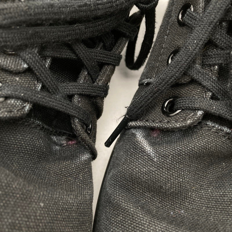 【中古品】【レディース】 Dr.Martens ドクターマーチン 7EYE 7ホール キャンバス ブーツ 靴 167-260929-vt-90-fuzh サイズ：UK5 カラー：ブラック 万代Net店