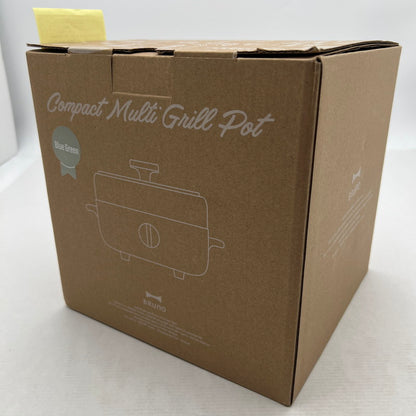 【未使用品】 BRUNO ブルーノ 電気鍋 一人用 二人用 コンパクトマルチグリルポット 卓上 ブルーグリーン BOE115-BGR 098-260825-MO-03-fuz 万代Net店