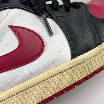 【中古品】【メンズ】 NIKE ナイキ 554724-066 AIR JORDAN 1 MID "NOBLE RED" エアジョーダン 1 ミッド スニーカー 靴 160-260928-mh-18-fuzh サイズ：26.5cm カラー：レッド・ブラック 万代Net店