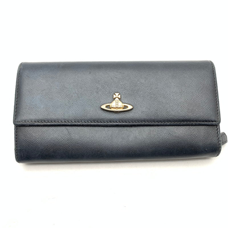 【中古品】【メンズ】 VIVIENNE WESTWOOD ヴィヴィアンウエストウッド 長財布 財布 ウォレット 201-260922-gm-30-fuzh サイズ：- カラー：ブラック 万代Net店