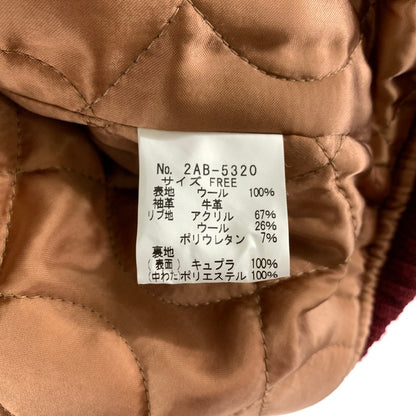 【中古品】【レディース】 HYSTERIC GLAMOUR ヒステリックグラマー スタジャン ORANGE.チェックSIZE:F 90年代 ※毛玉.使用感有 169-260925-ky-11-fuzh 万代Net店