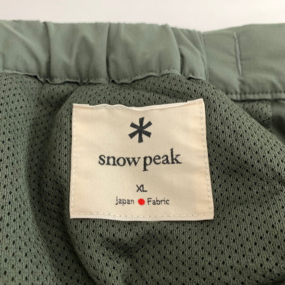 【中古品】【メンズ】 SNOW PEAK スノーピーク PA-24AU004 OCTA PANTS ワイド テーパード イージー パンツ ボトムス 古着 155-260919-mh-07-fuzh サイズ：XL カラー：カーキ 万代Net店
