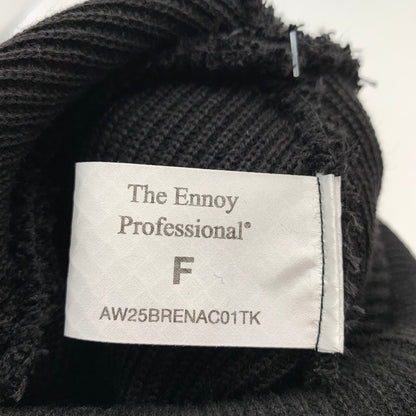 【中古品】【メンズ】 THE ENNOY PROFESSIONAL KNIT CAP 帽子 ニットキャップ ビーニー ニット帽子 185-260921-gm-28-fuzh サイズ：F カラー：ブラック 万代Net店