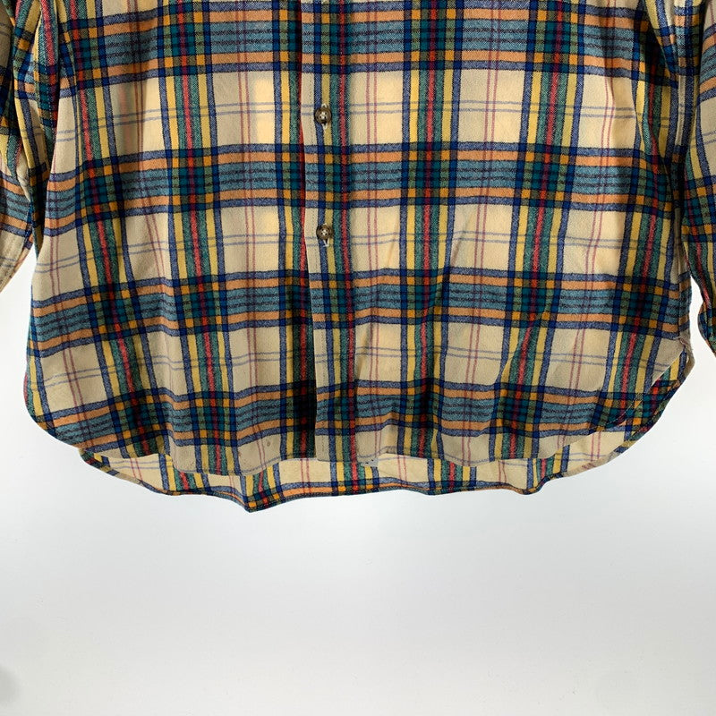 【中古品】【メンズ】 PENDLETON ペンドルトン PURE VIRGIN WOOL SHIRT 70S ピュア バージン ウール シャツ 長袖 トップス 古着 145-260919-mh-05-fuzh サイズ：L カラー：マルチ 万代Net店