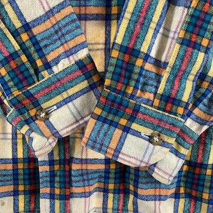 【中古品】【メンズ】 PENDLETON ペンドルトン PURE VIRGIN WOOL SHIRT 70S ピュア バージン ウール シャツ 長袖 トップス 古着 145-260919-mh-05-fuzh サイズ：L カラー：マルチ 万代Net店