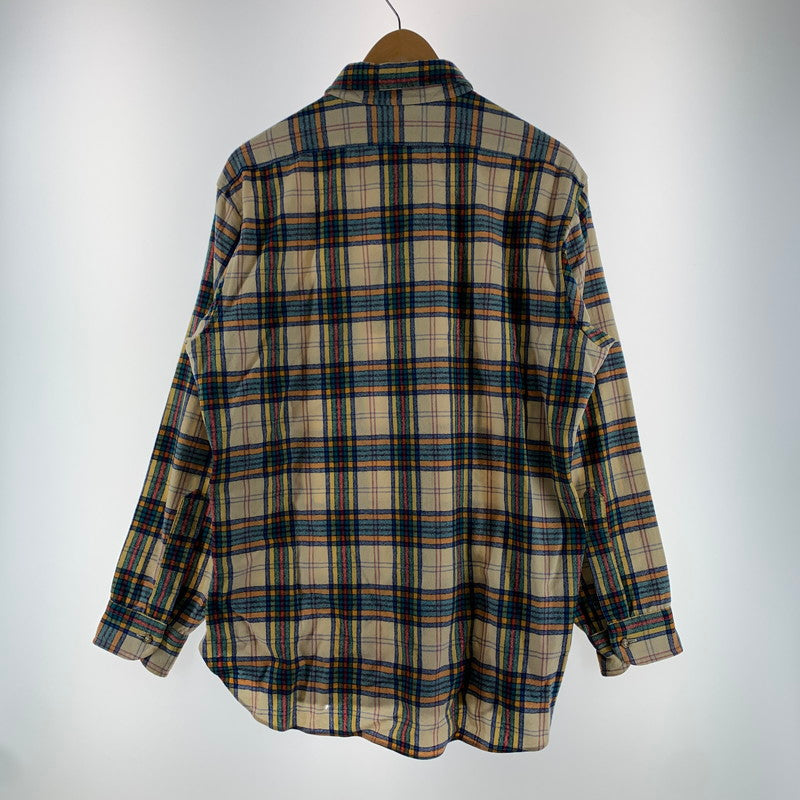 【中古品】【メンズ】 PENDLETON ペンドルトン PURE VIRGIN WOOL SHIRT 70S ピュア バージン ウール シャツ 長袖 トップス 古着 145-260919-mh-05-fuzh サイズ：L カラー：マルチ 万代Net店