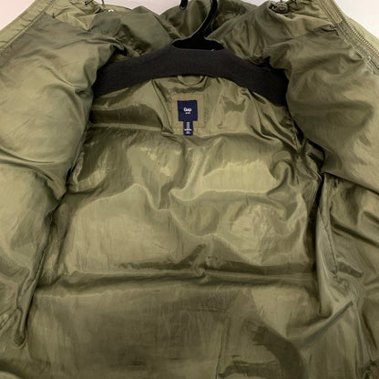 【中古品】【メンズ】 GAP ギャップ ダウンジャケット アウター ブランド 古着 147-260920-gm-11-fuzh サイズ：M カラー：グリーン 万代Net店