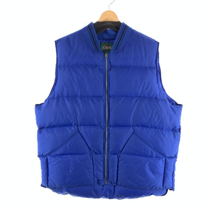 【中古品】【メンズ】 J.CREW ジェイクルー DOWN VEST ダウンベスト 90s 90's 古着 145-260920-gm-04-fuzh サイズ：不明 カラー：ブルー 万代Net店