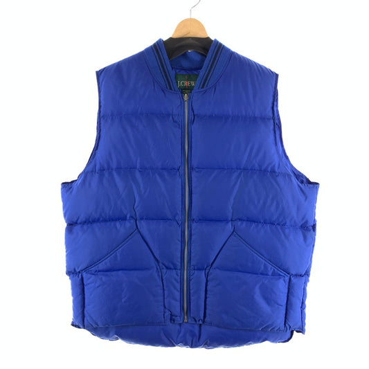 【中古品】【メンズ】 J.CREW ジェイクルー DOWN VEST ダウンベスト 90s 90's 古着 145-260920-gm-04-fuzh サイズ：不明 カラー：ブルー 万代Net店