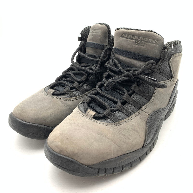 【中古品】【メンズ】 NIKE ナイキ 310805-002 AIR JORDAN 10 DARK SHADOW エアジョーダン 10 スニーカー 靴 160-260921-gm-25-fuzh サイズ：29cm カラー：ブラック グレー 万代Net店