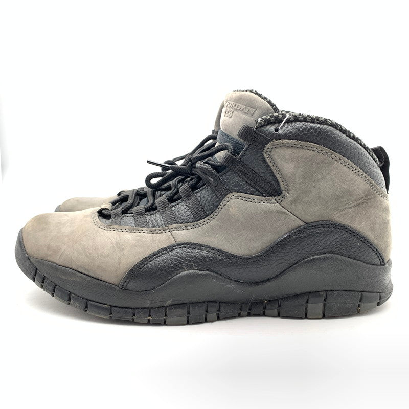 【中古品】【メンズ】 NIKE ナイキ 310805-002 AIR JORDAN 10 DARK SHADOW エアジョーダン 10 スニーカー 靴 160-260921-gm-25-fuzh サイズ：29cm カラー：ブラック グレー 万代Net店