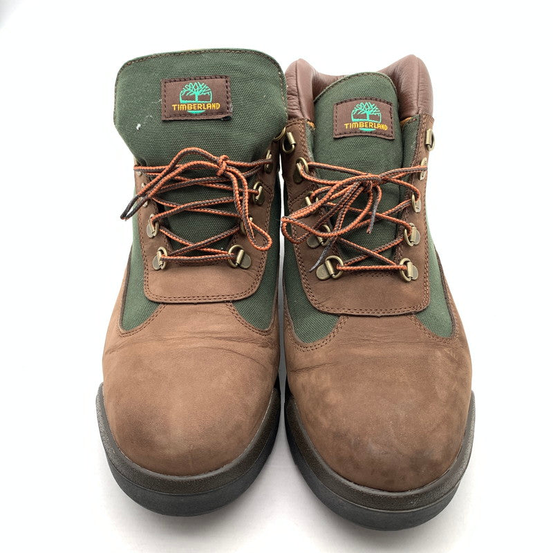 【中古品】【メンズ】 TIMBERLAND ティンバーランド 1A18A6 D47 FIELD BOOT フィールドブーツ シューズ 靴 164-260921-gm-22-fuzh サイズ：29cm カラー：ブラウン グリーン 万代Net店